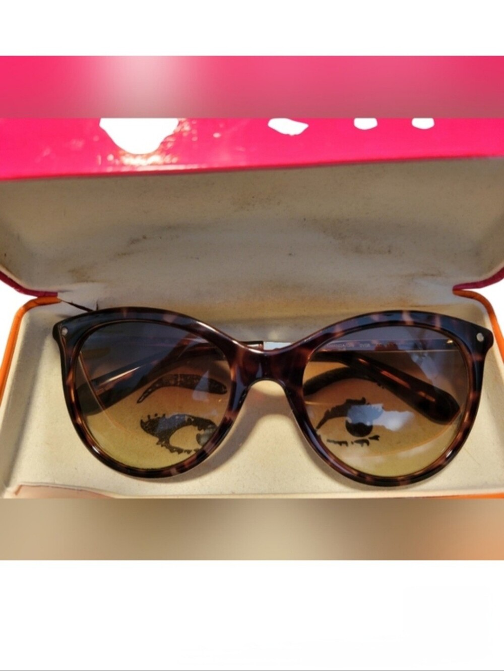 Kate Spade Amanda Tortoise Shell Cat Eye Sunglasses Model O/S V08CC - Picture 2 of 14